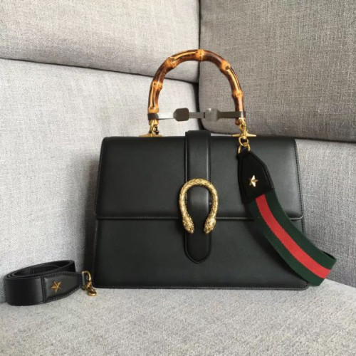 G*u*i-bamboo-replica-bag-black