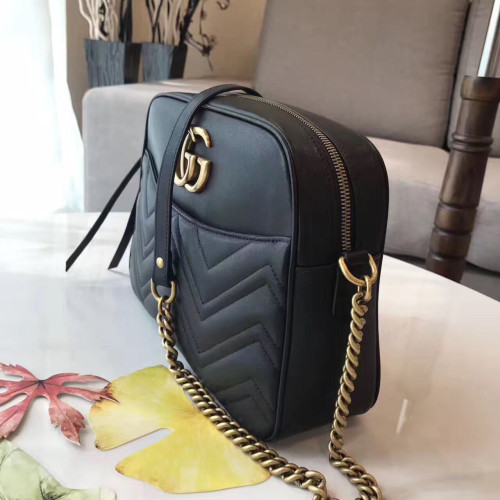 G*u*i-gg-marmont-matelasse-replica-bag-black