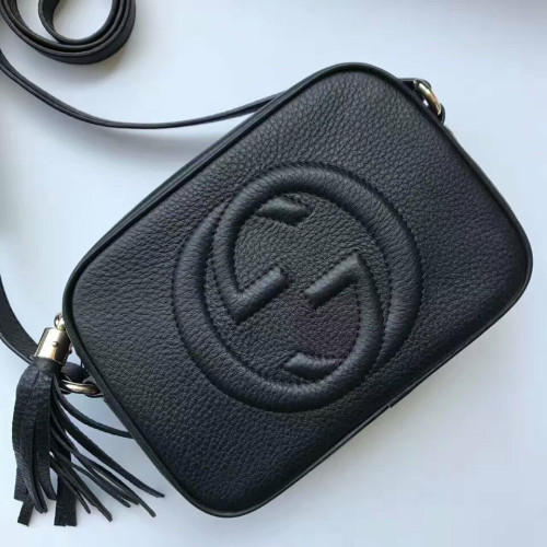 G*u*i-soho-disco-bag-replica-bag-black