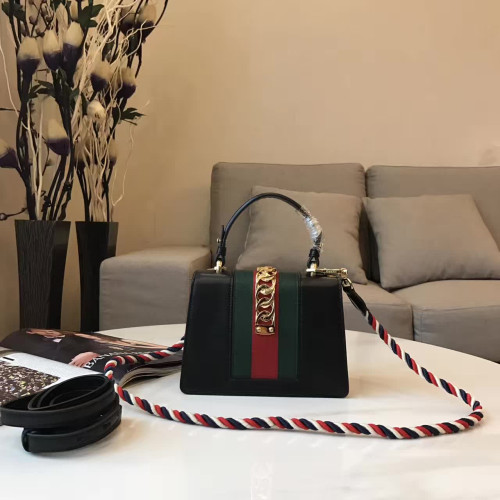 G*u*i-sylvie-replica-bag-black