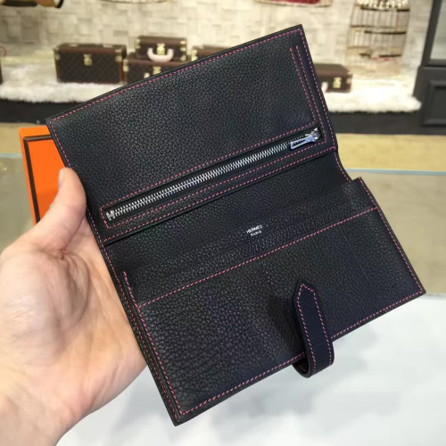 H**mes-bearn-wallet-replica-bag-black-2