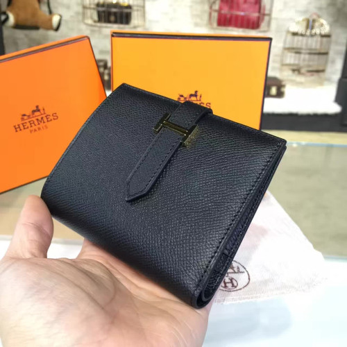H**mes-bearn-wallet-replica-bag-blacke-34