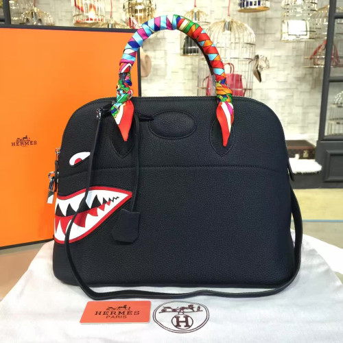 H**mes-bolide-replica-bag-black-2