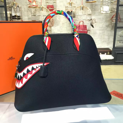 H**mes-bolide-replica-bag-black