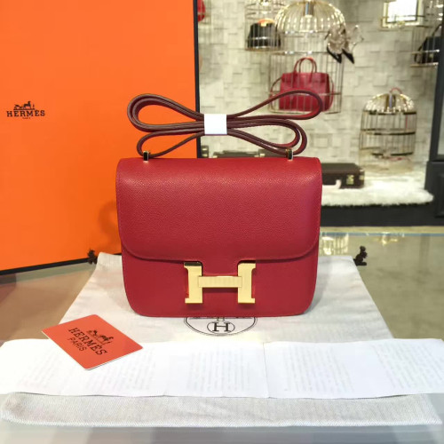 H**mes-constance-replica-bag-darkred