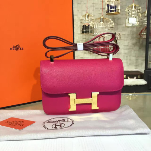 H**mes-constance-replica-bag-deeppink-2