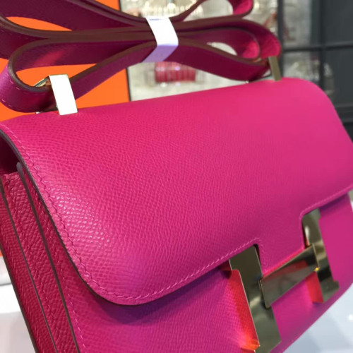 H**mes-constance-replica-bag-deeppink-2