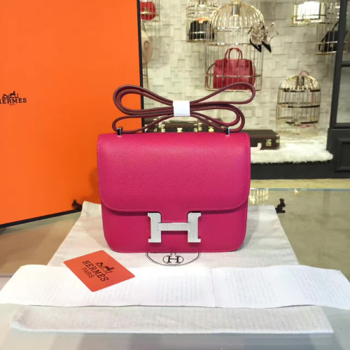 H**mes-constance-replica-bag-deeppink-7