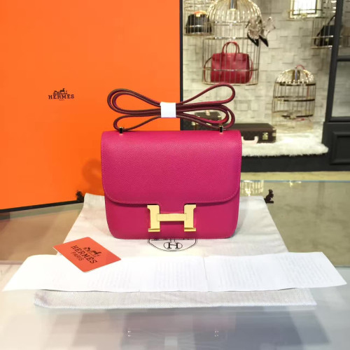 H**mes-constance-replica-bag-deeppink