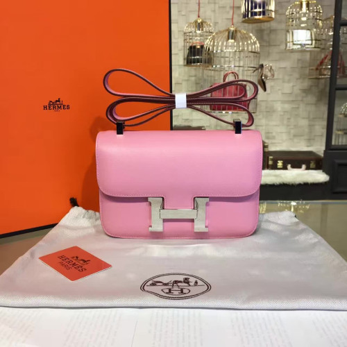 H**mes-constance-replica-bag-pink-2