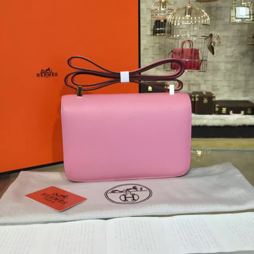 H**mes-constance-replica-bag-pink-3