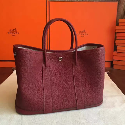 H**mes-garden-party-replica-bag-burgundy-5