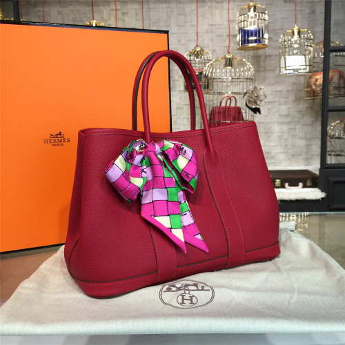 H**mes-garden-party-replica-bag-darkred