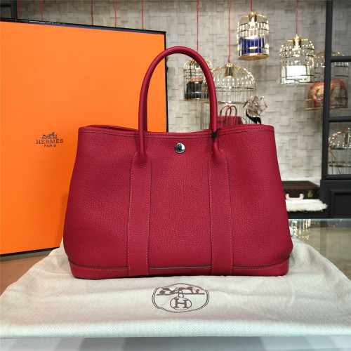 H**mes-garden-party-replica-bag-darkred