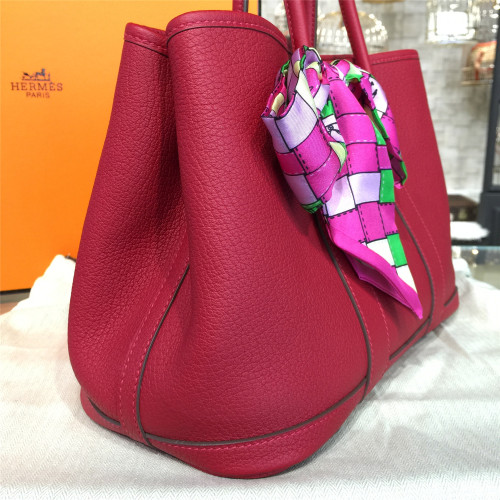 H**mes-garden-party-replica-bag-darkred