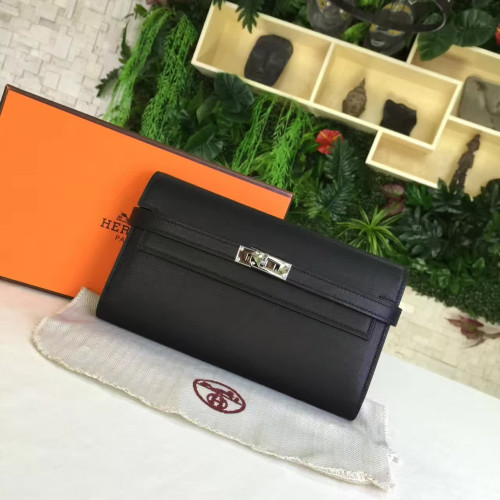 H**mes-kelly-clutch-replica-bag-black-5