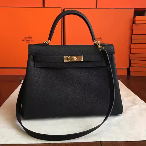 H**mes-kelly-replica-bag-black-3