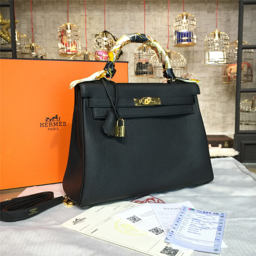 H**mes-kelly-replica-bag-black-6