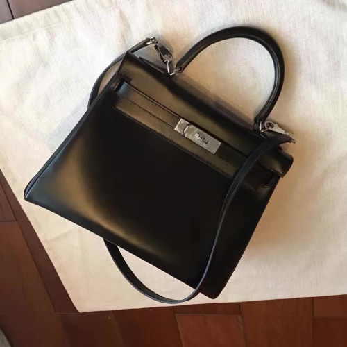 H**mes-kelly-replica-bag-black-7