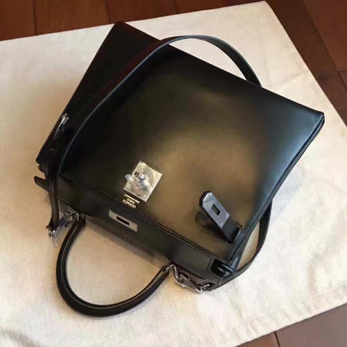 H**mes-kelly-replica-bag-black-7
