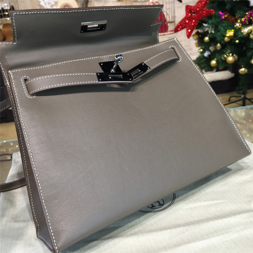 H**mes-kelly-replica-bag-gray