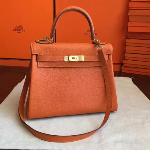 H**mes-kelly-replica-bag-orange-2