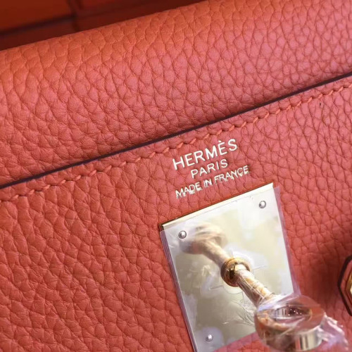 H**mes-kelly-replica-bag-orange-2
