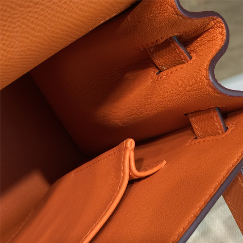 H**mes-kelly-replica-bag-orange-3
