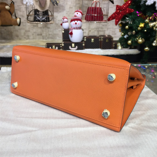 H**mes-kelly-replica-bag-orange-3