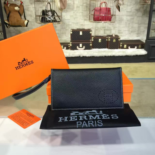 H**mes-wallet-replica-bag-black-4